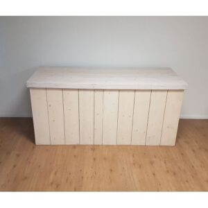 Buffettafel steigerhout 200x80cm White wash