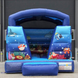 Springkussen mini Sealife + dak 3x3x2,8 meter