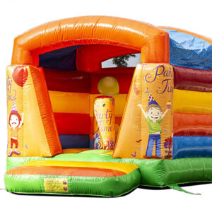 Springkussen mini Feest + dak 3x3x2,8 meter