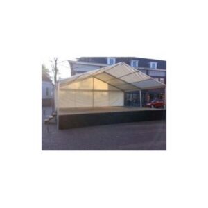 Overdekt podium, 10 x 5 m¹