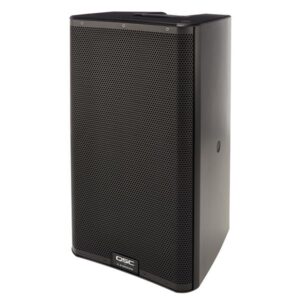 QSC K12 Actieve Speaker inclusief voedingskabel en bechermhoes, Input mogelijkheden: XLR A/ XLR B/ Jack A/ Jack B/ 2 x Tulp
