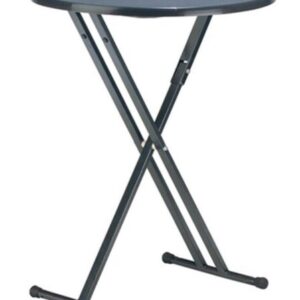 Statafel Ø 85 cm Hamerslag/ Antraciet (Inklapbaar)
