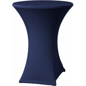 Statafelrok stretch blauw
