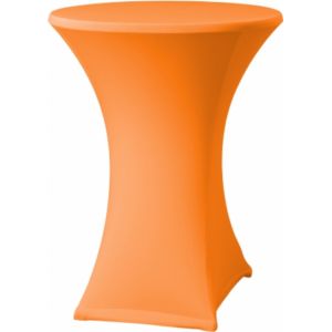 Statafelrok stretch oranje