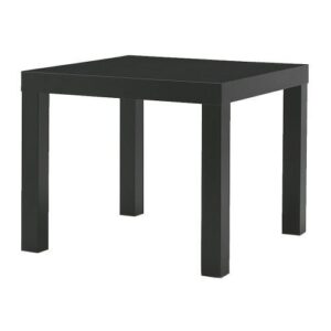 Loungetafeltje 50x50 zwart